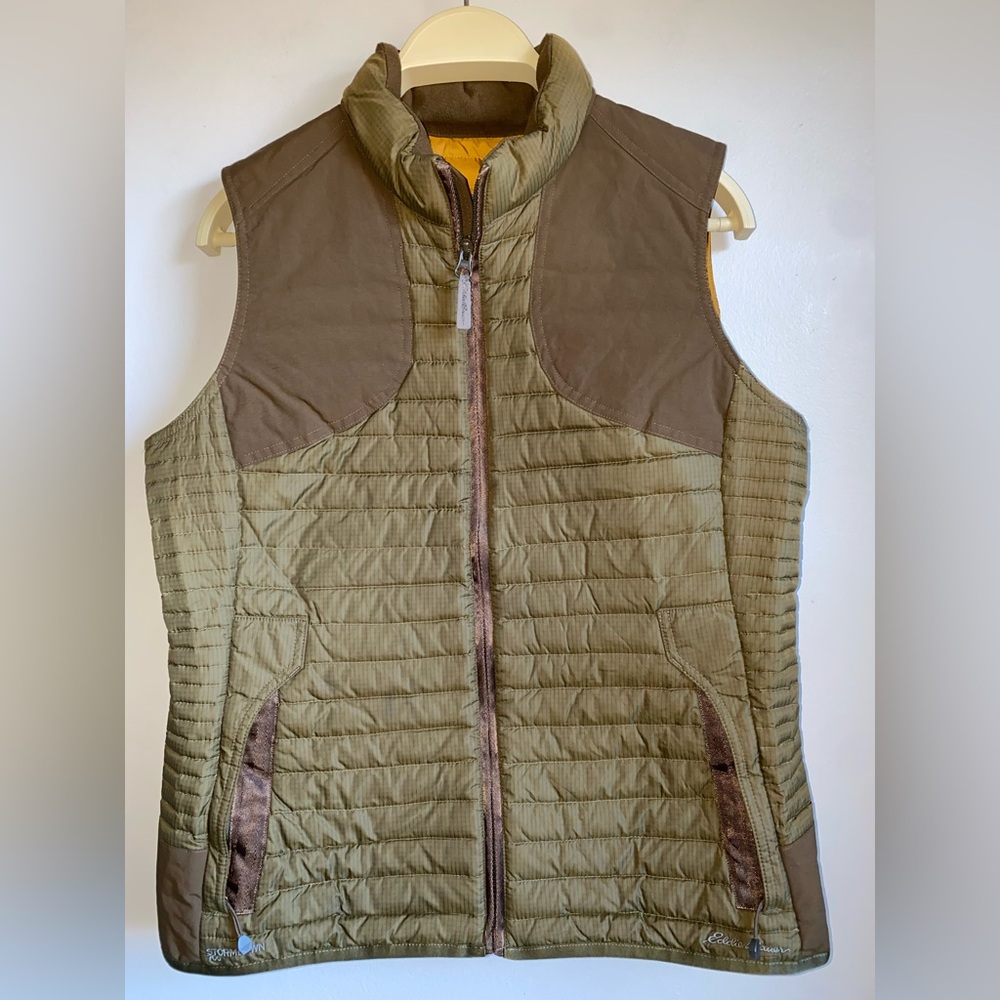 Eddie Bauer Mens Sportshop Vest Olive Size M